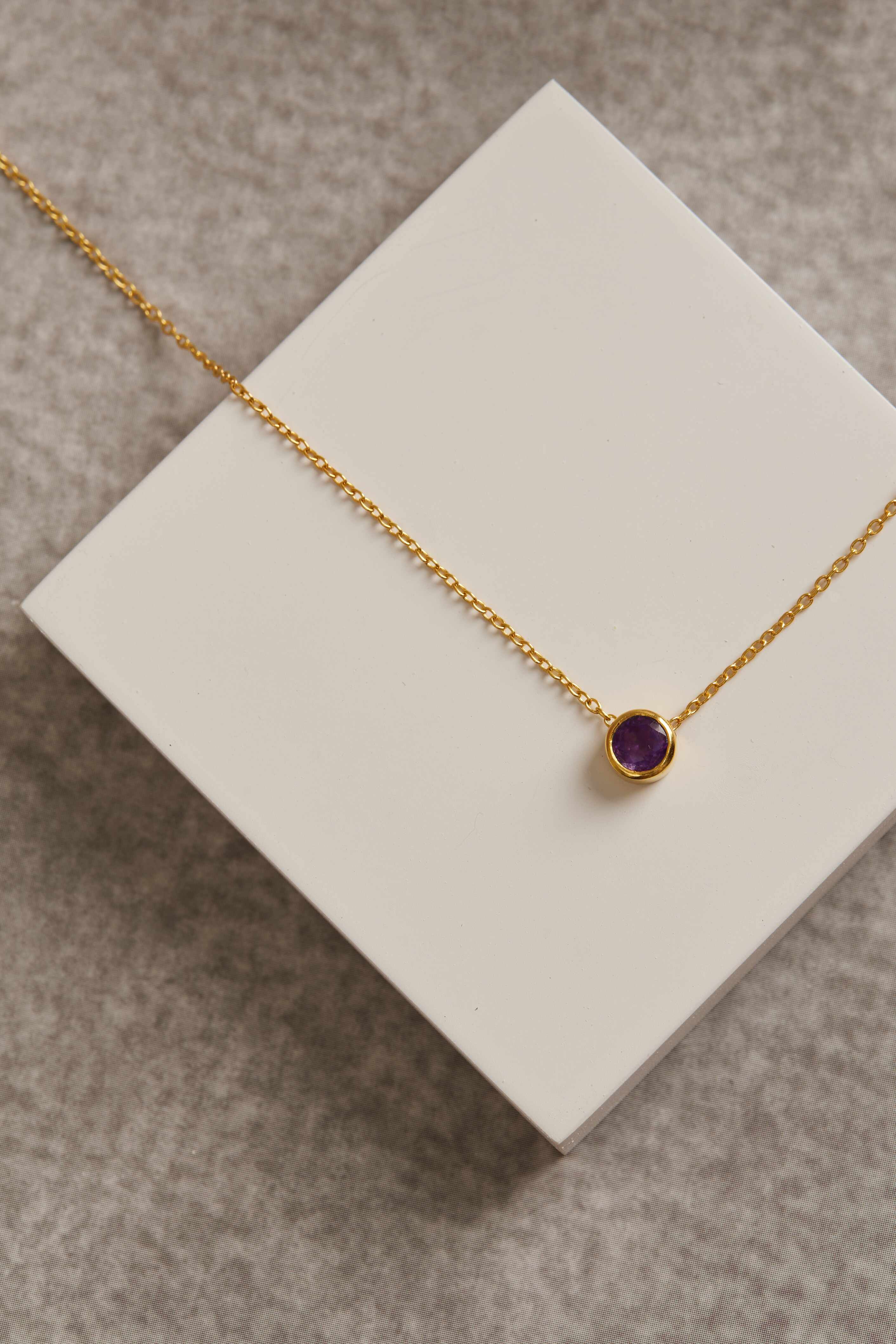 Quiet Hush — Amethyst Necklace