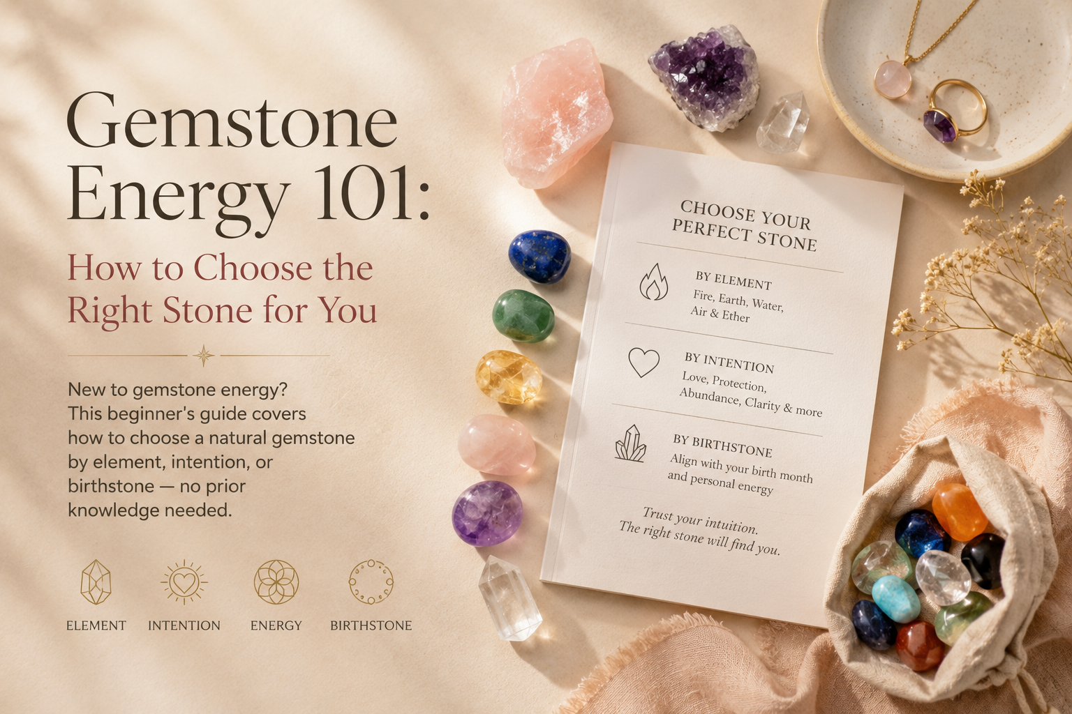 Gemstone Energy 101: How to Choose the Right Stone for You