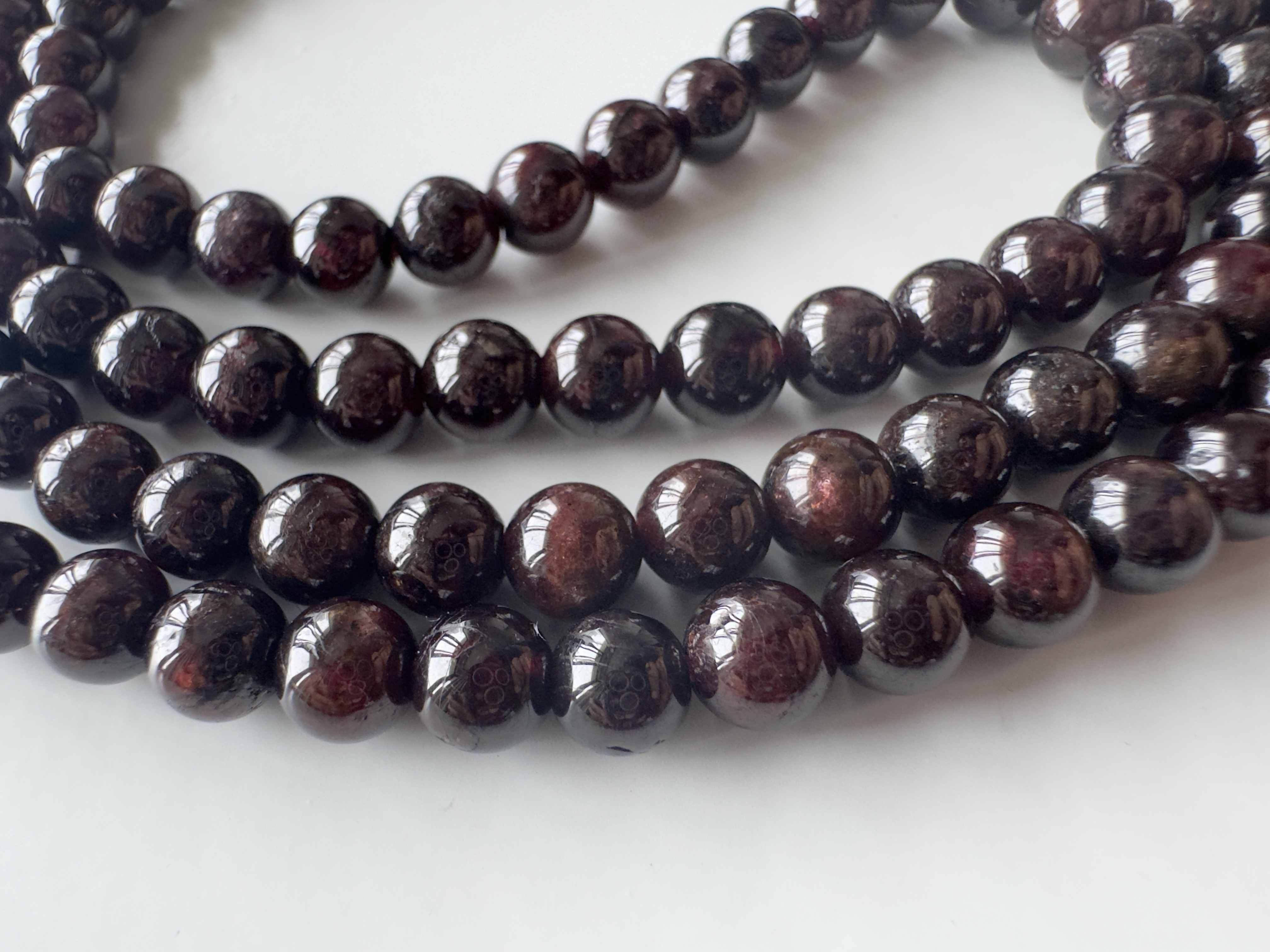 Ember Verse — Garnet Mala